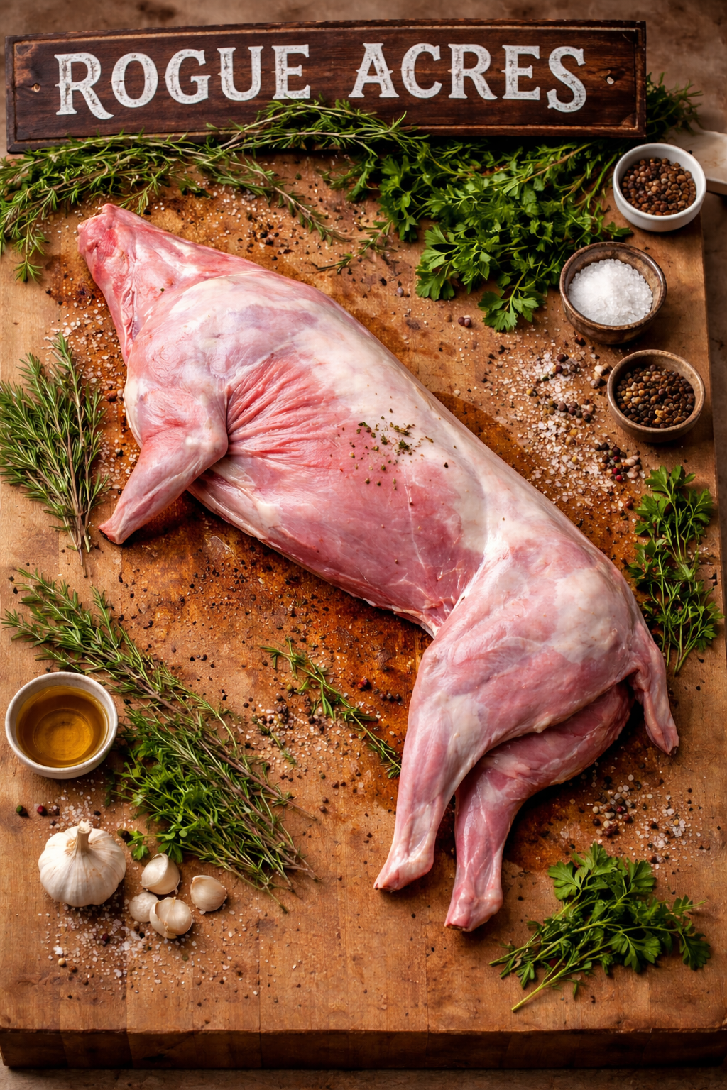 Rogue Acres ribeye steaks, premium marbled beef cuts from pasture-raised cattle, packaged and ready for cooking, locally produced in Chatham, Ontario.