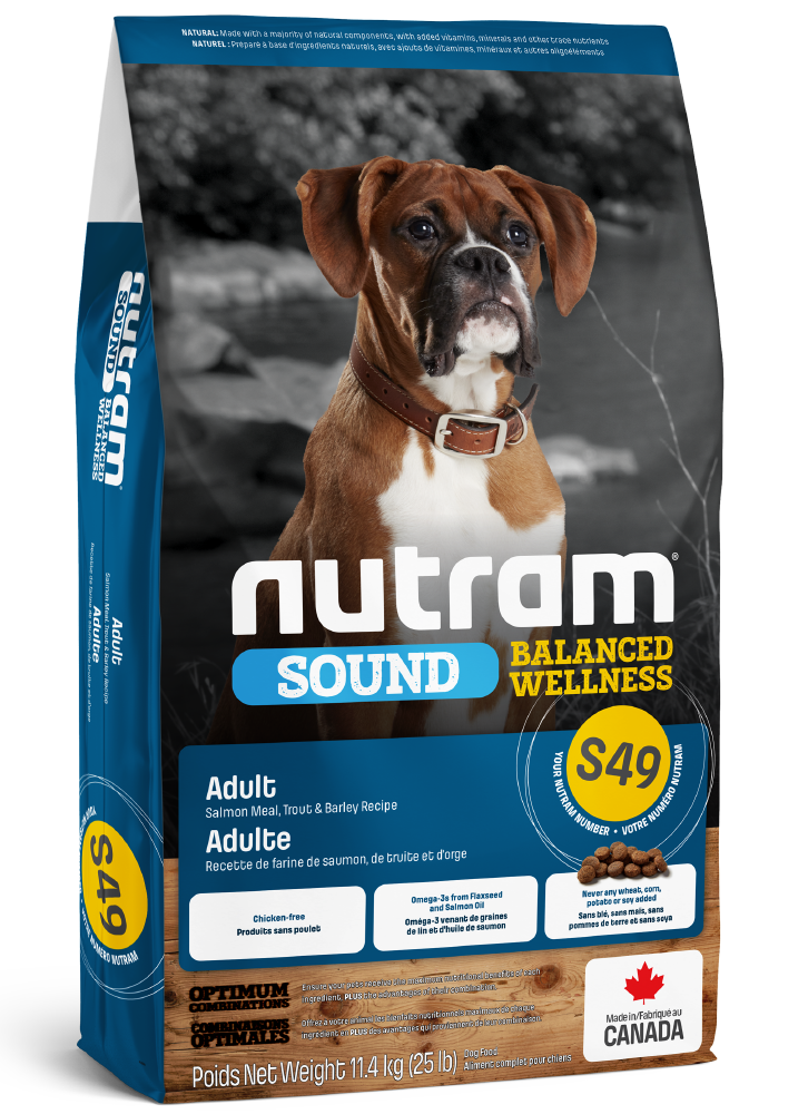 Nutram S49 Dog Salmon 25lb