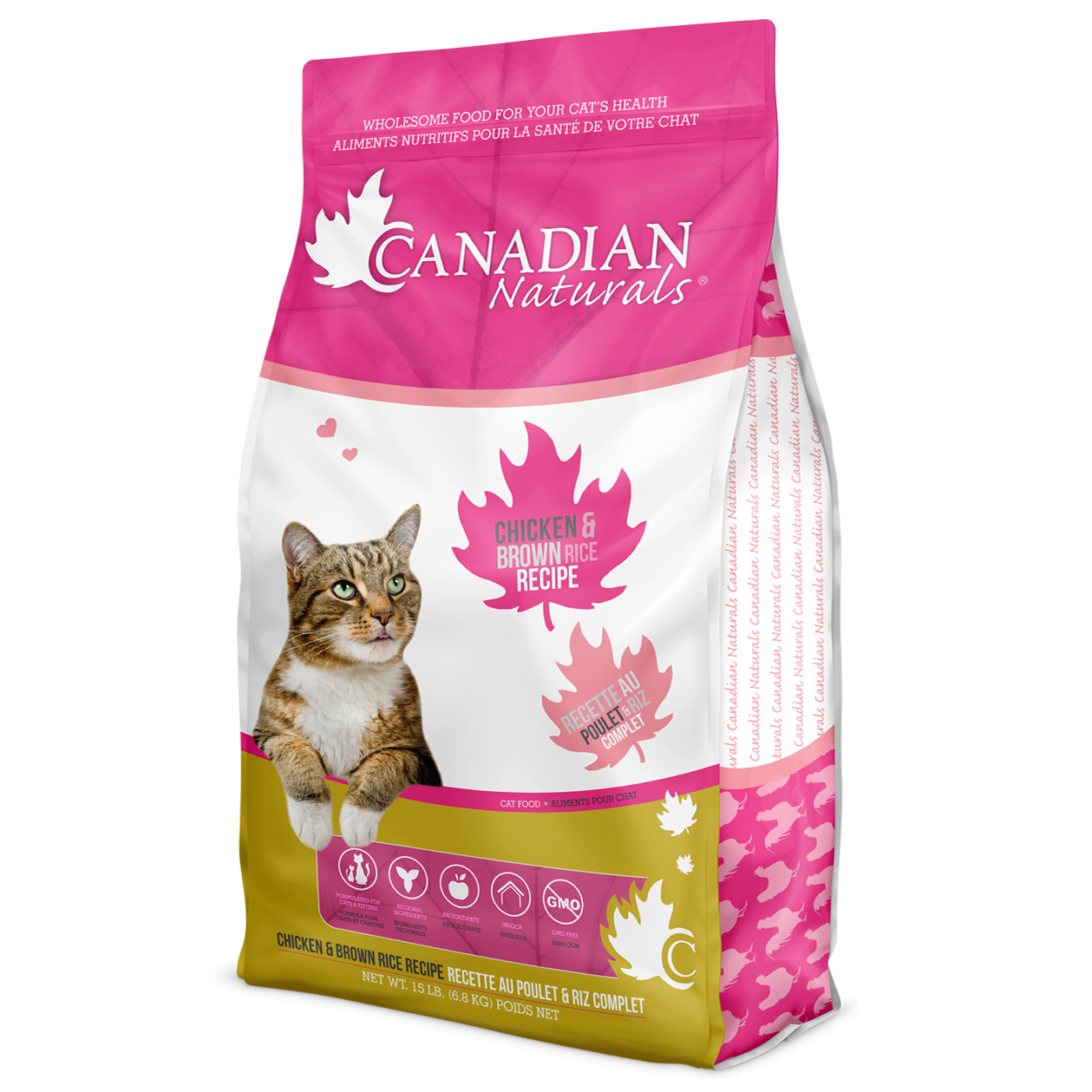 Canadian Naturals Chicken and Rice Cat 15lb