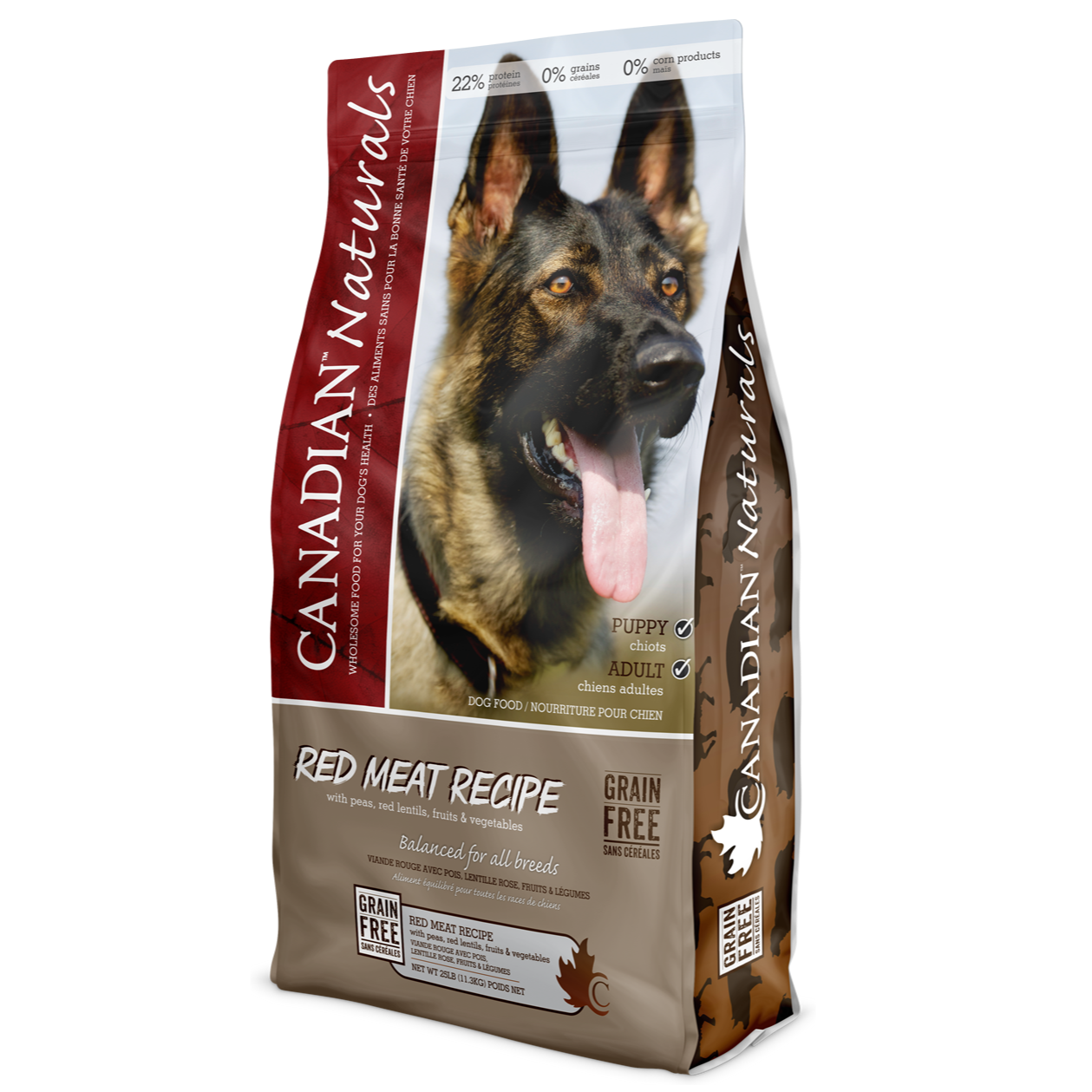 Canadian Naturals Grain Free Red Meat 25lb