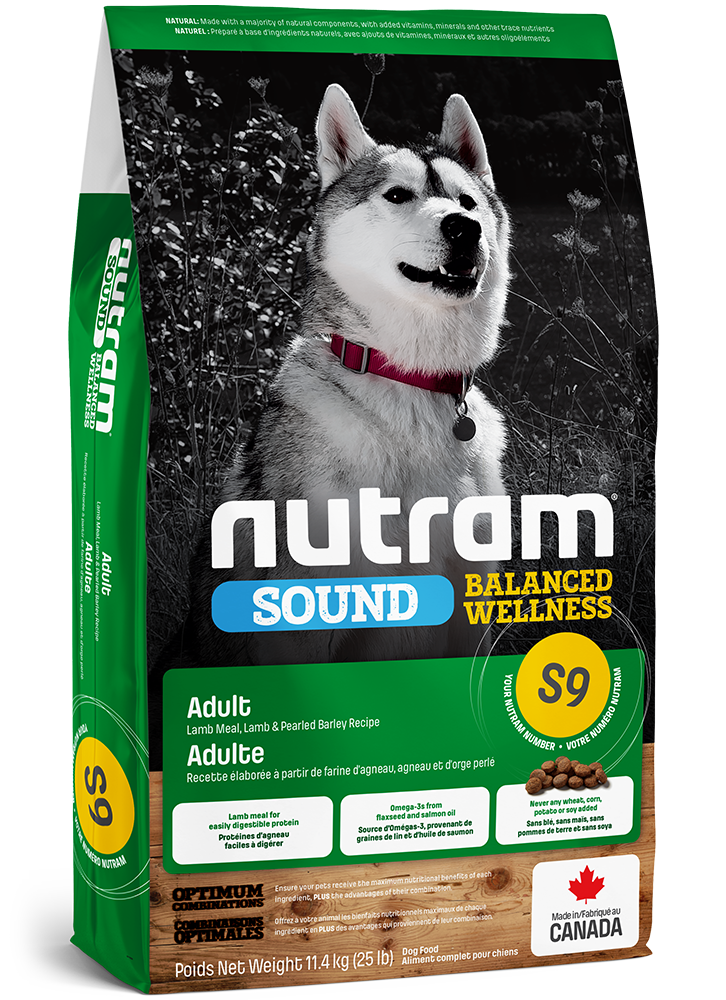 Nutram S9 Lamb Dog Food 11.4 kg
