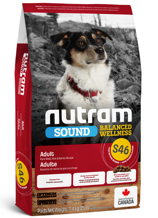 Nutram S46 Pork 25lb