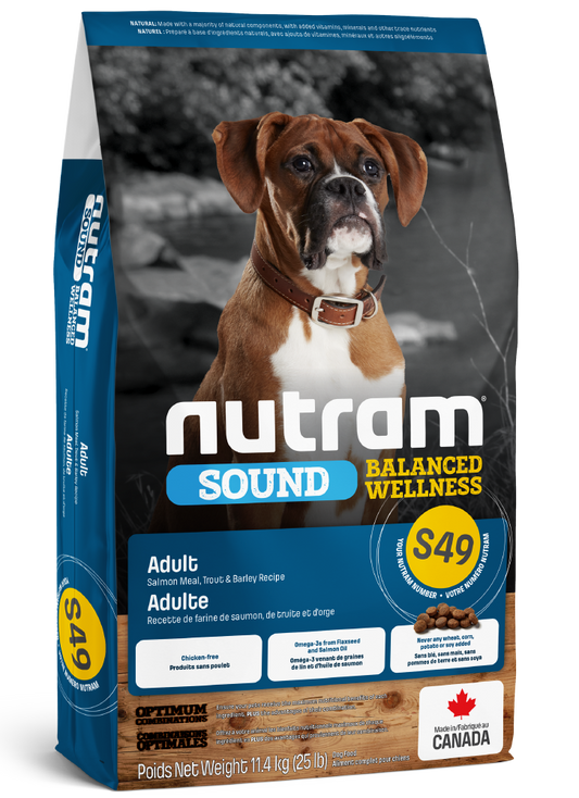 Nutram S49 Dog Salmon 25lb