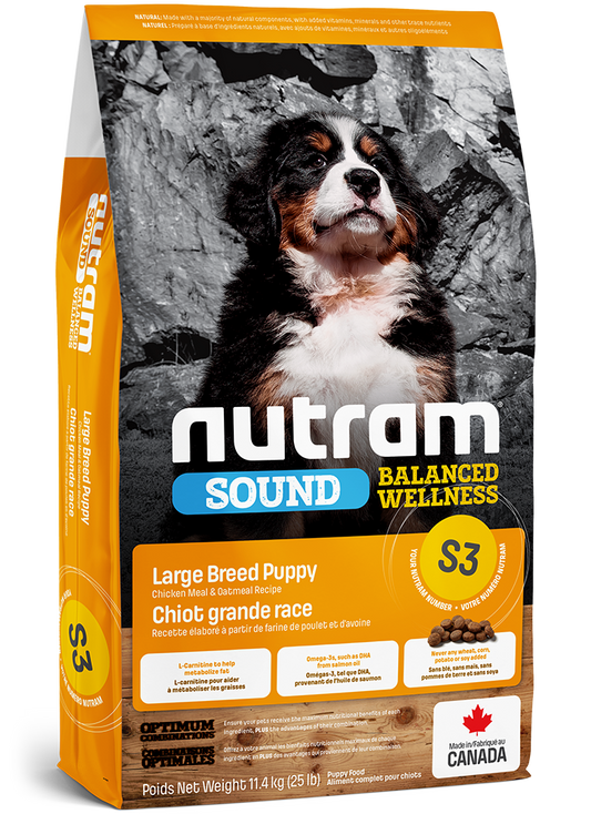 Nutram S3 Large Breed Puppy 11.4kg
