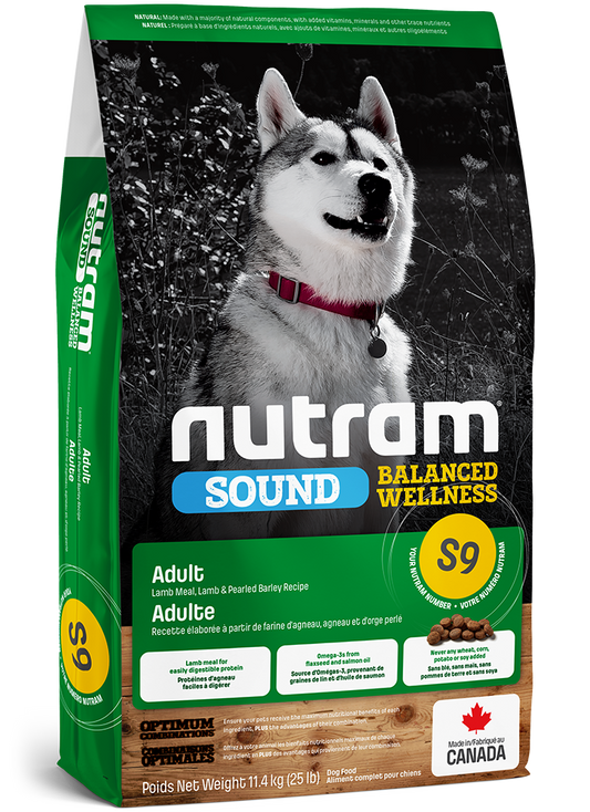 Nutram S9 Lamb Dog Food 11.4 kg